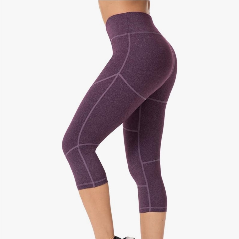 Raypose Women’s Compression Capri Leggings Size XXL